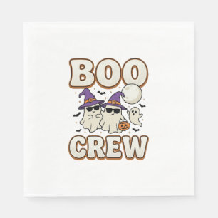 Boo Crew Spook Halloween Vintage Vector Design_1 Servet