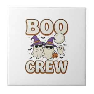 Boo Crew Spook Halloween Vintage Vector Design_1 Tegeltje