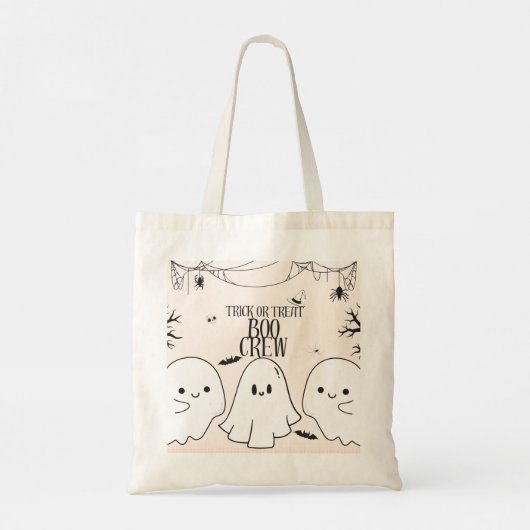 Boo Crew Trick or treat Bags Tote Bag (Achterkant)