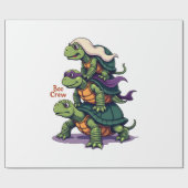 Boo Crew Turtle Cadeaupapier (Vlak)