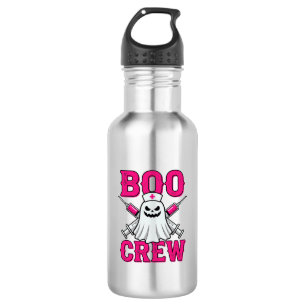 Boo Crew Verpleegster Geest Halloween Waterfles