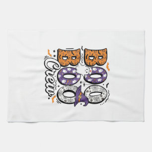 Boo Crew Verpleegster Halloween Vintage Shirt Ontw Theedoek