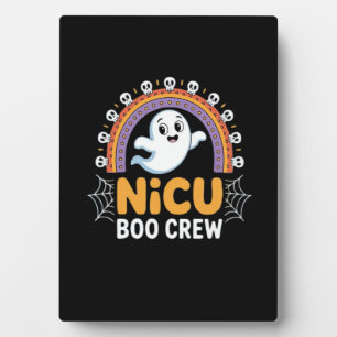 Boo Crew Verpleegster Halloween voor Verpleegsters Fotoplaat
