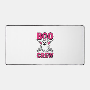 Boo Crew Verpleegster Spook Halloween Vector Ontwe Bureaumat