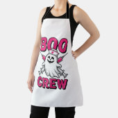 Boo Crew Verpleegster Spook Halloween Vector Ontwe Schort (Insitu)