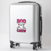 Boo Crew Verpleegster Spook Halloween Vector Ontwe Sticker (Koffer)