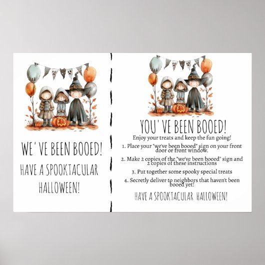 Boo Crew Verrassing – Een Halloween Spel Poster (Voorkant)