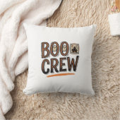 Boo Crew Vintage Halloween Gravure Shirt Ontwerp_ Kussen (Deken)