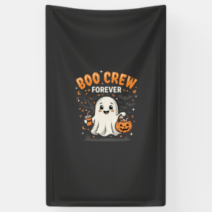 Boo Crew Voor altijd Halloween Geest Ontwerp_1 Spandoek