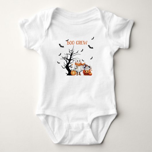 BOO CREW - Whimsicale geesten, Jack o'lanterns & V Romper (Voorkant)
