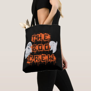Boo Crew White Sheet Ghosts   Grappige Halloween t Tote Bag