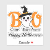Boo Crew Witch Halloween familie matching Sticker (Vel)