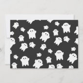 Boo Cute Ghost Halloween-fotokaart (Achterkant)