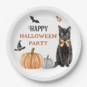 Boo Cute Ghost Halloween Party Papieren Bordje (Voorkant)