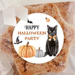 Boo Cute Ghost Halloween Party Ronde Sticker