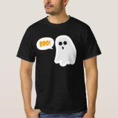 BOO! Cute Ghost Halloween T-Shirt (Voorkant)