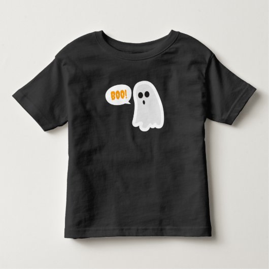 BOO! Cute Ghost Halloween T-Shirt (Voorkant)