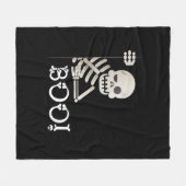 Boo. Cute Hiding Peekaboo Scary Kinder Halloween S Fleece Deken (Voorkant (Horizontaal))