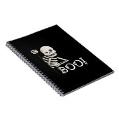 Boo. Cute Hiding Peekaboo Scary Kinder Halloween S Notitieboek (Rechterzijde)