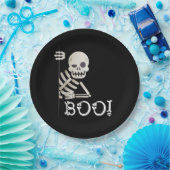 Boo. Cute Hiding Peekaboo Scary Kinder Halloween S Papieren Bordje (Feest)