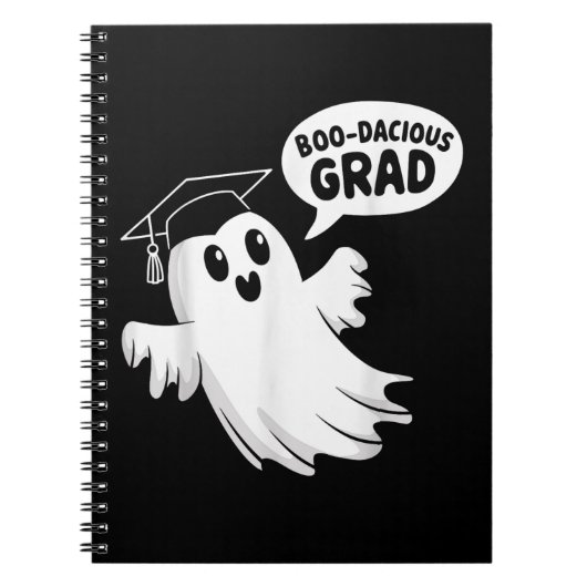 Boo-dacious-Afstudeerder Notitieboek (Voorkant)