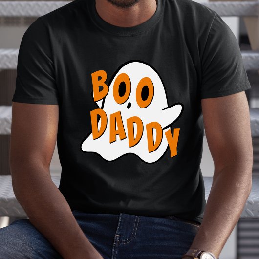Boo Daddy Vader Ghost Halloween White T-shirt