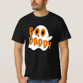 Boo Daddy Vader Ghost Halloween White T-shirt (Voorkant)