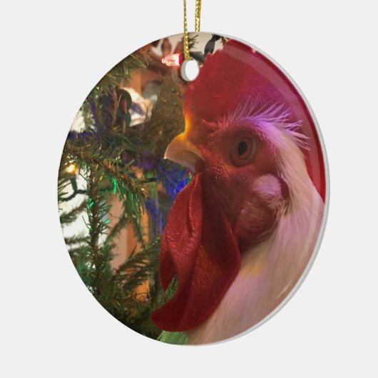 Boo de Roo Circle Kerstversiering Keramisch Ornament (Links)