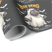 Boo Deng Geest Baby Dwergnijlpaard Moo Deng Hallow Cadeaupapier (Rol Hoek)