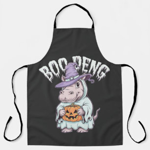 Boo deng Spooky Halloween Moo Deng Baby Hippo Schort