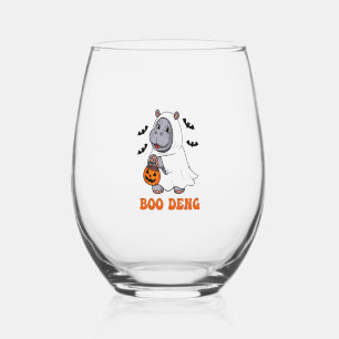 Boo Deng T-shirt Wijnglas Zonder Voet