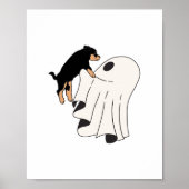 Boo Dog Halloween Dog Spooky Poster (Voorkant)
