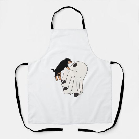 Boo Dog Halloween Dog Spooky Schort (Voorkant)