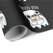 Boo-don Funny Ghost Udon Pun Dark BG Cadeaupapier (Rol Hoek)