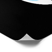 Boo-don Funny Ghost Udon Pun Dark BG Poster (Hoek)