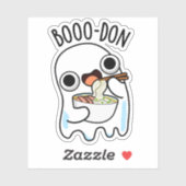 Boo-don Funny Ghost Udon Pun Sticker (Vel)