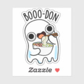 Boo-don Grappige Geest Udon Pun  Sticker (Vel)