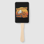 Boo Dozer Ghost Funny Halloween Handwaaier (Voorkant)
