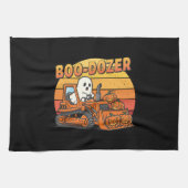 Boo Dozer Ghost Funny Halloween Theedoek (Horizontaal)