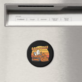 Boo Dozer Ghost Grappig Halloween Magneet (Insitu (Vaatwasser))