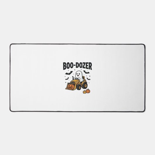 Boo-Dozer Halloween Geest Bulldozer Ontwerp_1 Bureaumat (Voorkant)