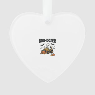 Boo-Dozer Halloween Geest Bulldozer Ontwerp_1 Ornament