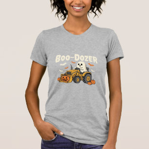 Boo-Dozer Halloween Geest Bulldozer Ontwerp_1 T-shirt