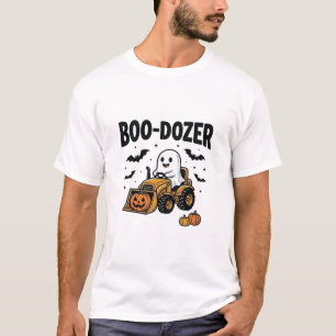 Boo-Dozer Halloween Geest Bulldozer Ontwerp_1 T-shirt