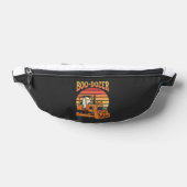 Boo-Dozer Halloween Geest Pompoen Bulldozer Heuptasje (Liggend)