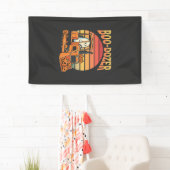 Boo-Dozer Halloween Geest Pompoen Bulldozer Spandoek (Insitu)