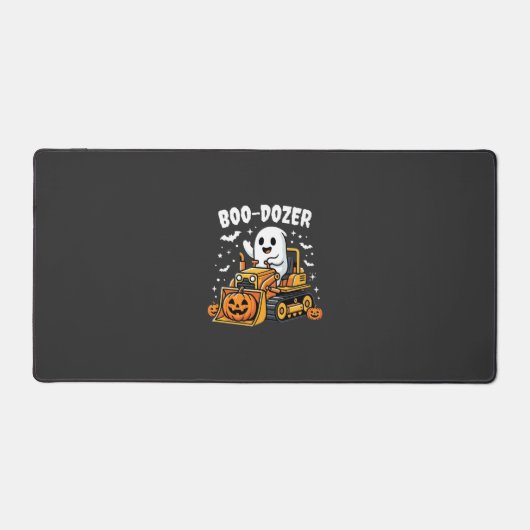 Boo Dozer Halloween Ghost Bulldozer_1 Bureaumat (Voorkant)