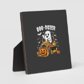 Boo Dozer Halloween Ghost Bulldozer_1 Fotoplaat (Voorkant)