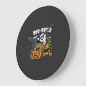 Boo Dozer Halloween Ghost Bulldozer_1 Grote Klok (Hoek)