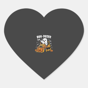 Boo Dozer Halloween Ghost Bulldozer_1 Hart Sticker